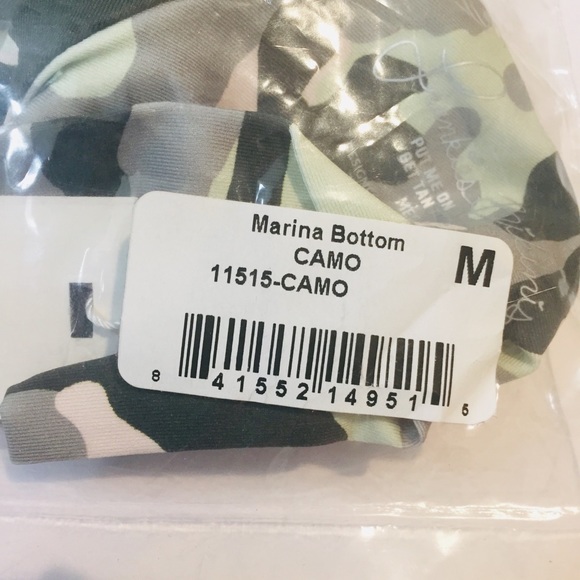 FRANKIE'S BIKINIS Camo Corset Cheeky Bikini Set Size MEDIUM Swimsuit Beach $200 - Picture 11 of 13